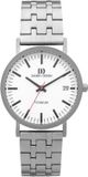 Danish Design Rhine IQ92Q199 Herenhorloge Zilver Kleur Horlogekast Zilver Kleur Horlogeband Titanium 35mm Rond Analoog Quartz