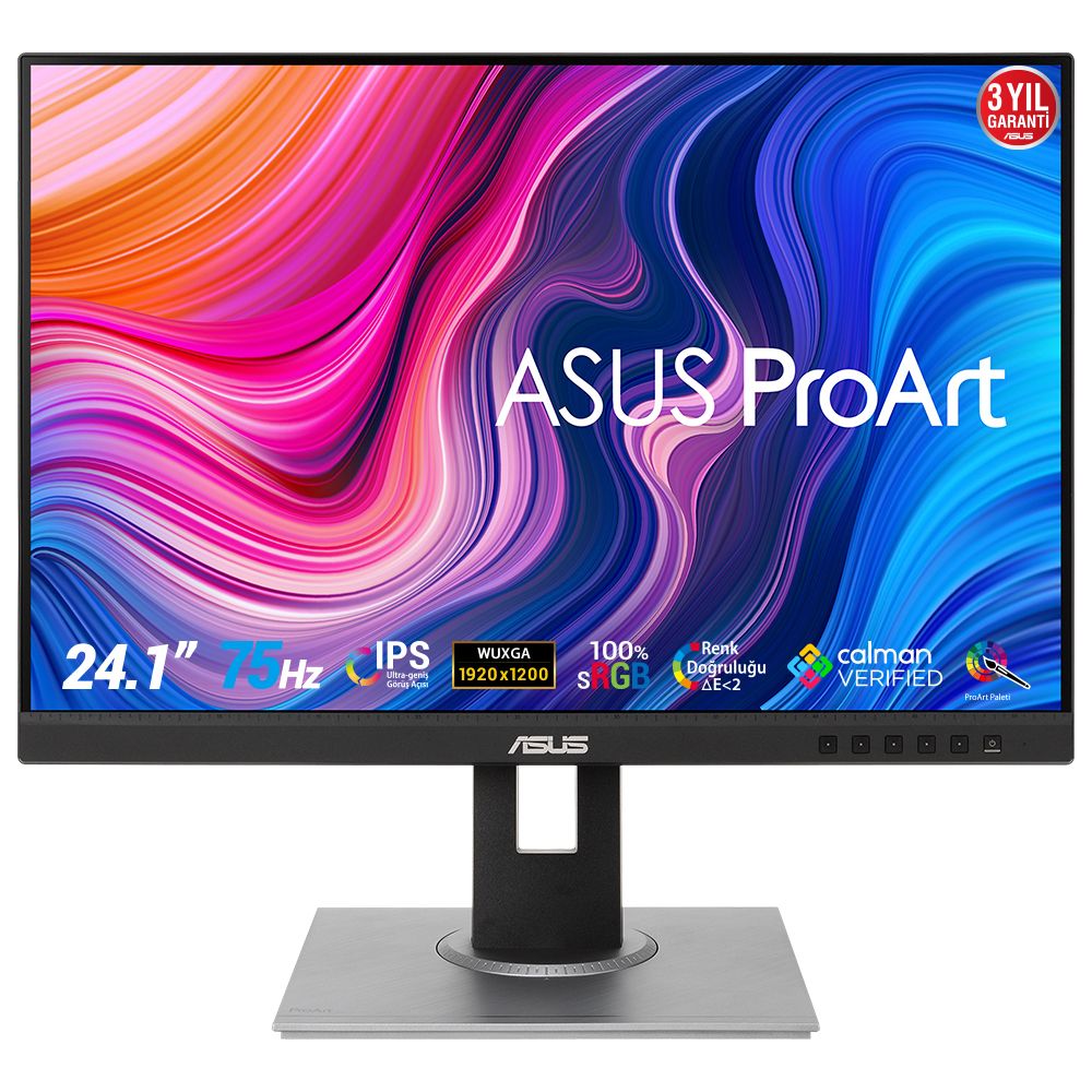 ASUS ProArt PA248QV - 24.1" WUXGA Monitor - IPS, 75Hz, 5ms, Speakers, USB Hub