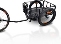 Chariot de vélo 2-en-1 - 100 litres - Aluminium - Max. 60 kg