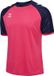 Hummel Match League Shirt Korte Mouw Heren - Raspberry / Marine | Maat: S
