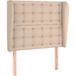 Tête de lit Cappuccino 83x23x118/128cm similicuir