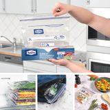 Toppits Safeloc Zip-Diepvrieszakken 3 liter - 3 x 15 stuks - Voordeelverpakking