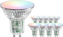 Ledvion - 10X Spot LED RGB+CCT GU10 intelligent