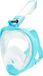 CRESSI Kairon Adult Full Face Snorkeling Mask Clear/Aqua L/XL