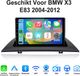 Junsun Android 15 Autoradio Geschikt Voor BMW X3 E83 2004-2012 Accessoires - Draadloze CarPlay met bluetooth - Stuurwielbediening - GPS-Navigatie - Bluetooth - 9 inch Touchscreen - DSP - WiFi - RDS - USB