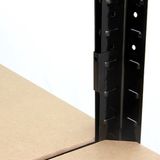 Monster Racking Monster Group BV Stellingrekken 2-pack - Zwart - Stalen frame - MDF - 75 cm x 75 cm x 150 cm