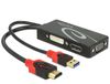 DeLOCK 62959 - USB 3.0 Adapter - 0.135 m - Rood, Zwart
