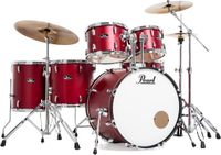 Pearl RS526SBC/C747 Roadshow Matte Red set de batterie 6 pièces incl. cymbales