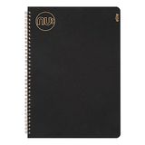 Nu Notebooks - Kraft Range - A4-notitieboek met zwarte draad - Notitieboeken voor schrijfwaren - Professioneel notitieblok - 160 pagina's