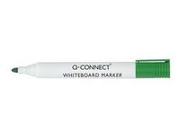 Q-CONNECT KF26009 Whiteboardmarker, 10 stuks, Groen, Ronde punt