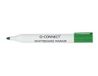 Q-CONNECT KF26009 Whiteboardmarker, 10 stuks, Groen, Ronde punt