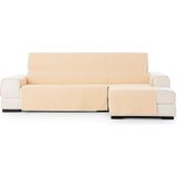ECOMMERC3 Bankhoes voor chaise longue, normale maat rechts, eenvoudig aan te brengen met elastieken, mosterdkleurig, compatibel met chaise longue-banken, links of rechts