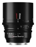 7Artisans 85mm T2.0 Nikon Z-mount objectif ciné - noir
