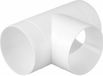 Air Roxy Serie - Tuyau de ventilation - Té - 125mm - Blanc