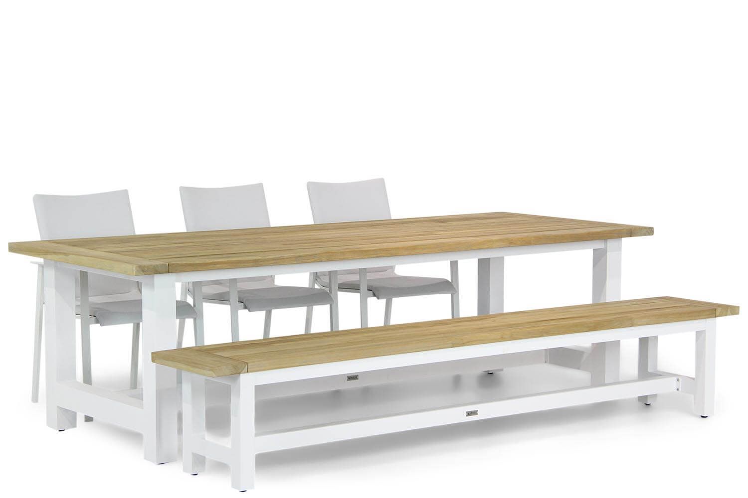 Lifestyle Garden Furniture Brandon/Los Angeles 260 cm dining tuinset 5-delig - 7423605311341