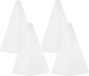 Polystyrène Forme Pyramide - 4x - Blanc - H20 cm - Matériaux de Loisirs Créatifs