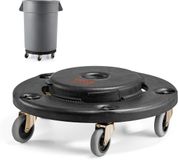 VEVOR Afvalcontainer Dolly voor 75,7/121/166,6/208 L Afvalcontainers 227kg
