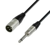 Adam Hall 4 Star Series 1.5m Rean XLR Mannelijke naar 6.3mm Jack Mono Microfoon Kabel
