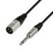 Adam Hall 4 Star Series 1.5m Rean XLR Mannelijke naar 6.3mm Jack Mono Microfoon Kabel