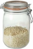 Le Parfait Voorraad/weckpot - glas - transparant - 17,6 x 8,5 cm - 1 L