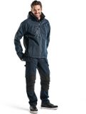 Blåkläder Service werkbroek met stretch en spijkerzakken 1496-1330 - Donker marineblauw/Zwart - D84