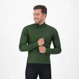 Rogelli Essential Veste de cyclisme homme Hiver - Hydrofuge - Vert militaire