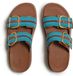 FitFlop Gen-FF Max Buckle Stripe-Webbing Two-Bar Slides BRUIN - Maat 43