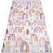 RugsX BAMBINO 61480 tapijt wasbaar Regenboog, stippen vo 80x150 cm