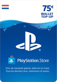 Sony digitaal 75 euro PlayStation Store tegoed - PSN Playstation Network Kaart (NL)