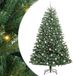 vidaXL Kunstkerstboom, inklapbaar, groen, 210 cm