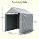 StarTech Tuinbergingen - Fietsenstallingen - Waterdicht - Metalen frame - 190 x 170 x 200 cm - Grijs