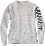 Carhartt Damen Sweatshirt Clarksburg Crewneck Asphalt Heather Nep-XL
