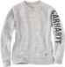 Carhartt Damen Sweatshirt Clarksburg Crewneck Asphalt Heather Nep-XL