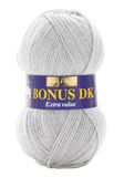 Hayfield Bonus DK Dubbel Breien, Lichtgrijs Mix (814), 100g
