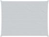 vidaXL Zonneschaduw Lichtgrijs en wit 6 x 8 m 100% Polyester Oxford