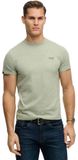 Superdry Essential Logo Emb Tee M1011245a J7w Vintage Sage Green Marl Mannen Maat - S