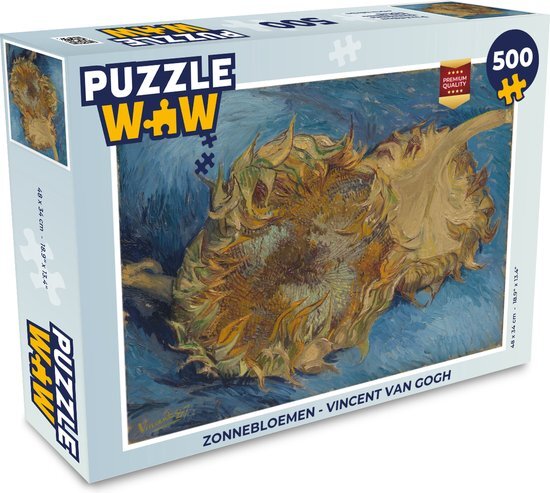 MuchoWow Puzzel Zonnebloemen - Vincent van Gogh - Legpuzzel - Puzzel 500 stukjes