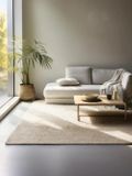Hanse Home 105973 Rechthoek Jute Tapijt Ivoor 160x230 cm