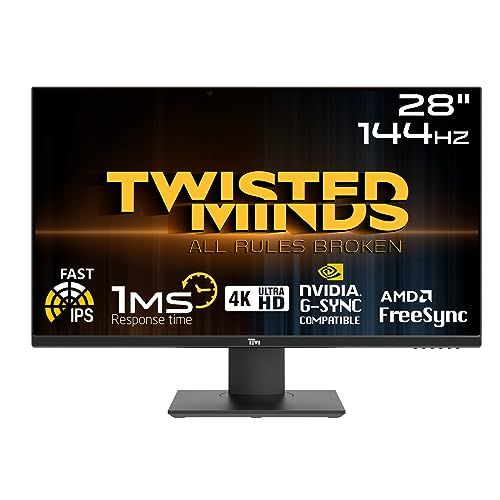 Twisted Minds TM28EUI 28 inch IPS FHD 3840 x 2160 144Hz 1ms Zwart