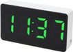 Caliber HCG01G Réveil numérique - Blanc - Affichage vert - USB - 3 alarmes