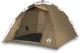 vidaXL Tunneltent 4-persoons olijfgroen