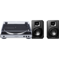 Audio-Technica Audio Technica AT-LP60XUSBGM + Audio-Technica ATH-SP3X Zwart