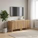 Maison Exclusive - Meuble TV, fait main en chêne massif