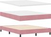 vidaXL Boxspringbed met hoofdeinde Roze 200 x 140 cm Fluweel