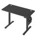 JOYFURNOS Bureau électrique réglable en hauteur noir avec 4 mémoires de hauteur - 120 x 60 cm