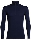 Icebreaker Men's Oasis Long Sleeve Half Zip Midnight Navy - S
