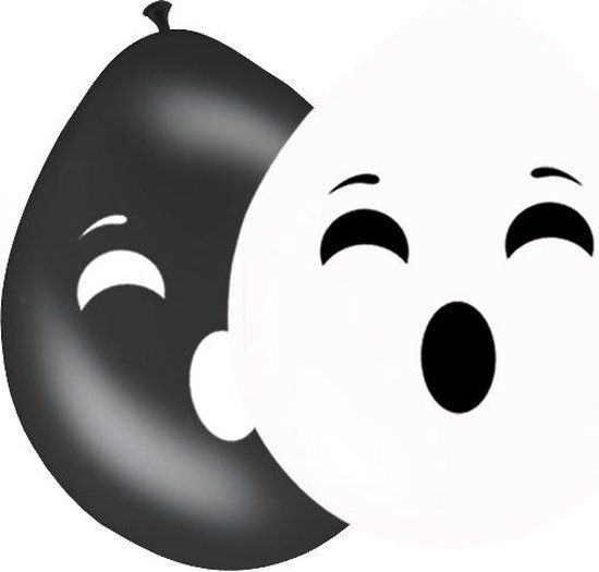 Folat - Ballonnen Spook 8 stuks - Halloween