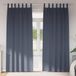 vidaXL Blackout Gordijnen met Ringen 2 st Antraciet 225 x 140 cm