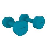 Cecotec Drumfit 500 DoubleNeo, set van 2 halters van elk 5 kg, neopreencoating, compact en rolbestendig design, krachttraining, mobiliteit, balans en uithoudingsvermogen