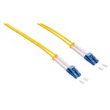 LogiLink FP0LC02 Câble de raccordement fibre optique 2,00 m Jaune 9/125 µ Monomode OS2